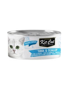 KIT CAT Toppers Atún con Vieiras 80g - Comida Húmeda para...