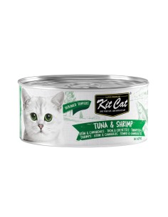 KIT CAT Toppers Atún con Camarones 80g - Comida Húmeda...