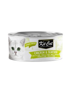 KIT CAT Toppers Pollo con Atún 80g - Comida Húmeda para...