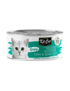 KIT CAT Gravy Atún con Huevo de Codorniz 70g - Comida...