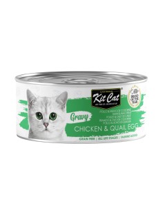 KIT CAT Gravy Pollo con Huevo de Codorniz 70g - Comida...