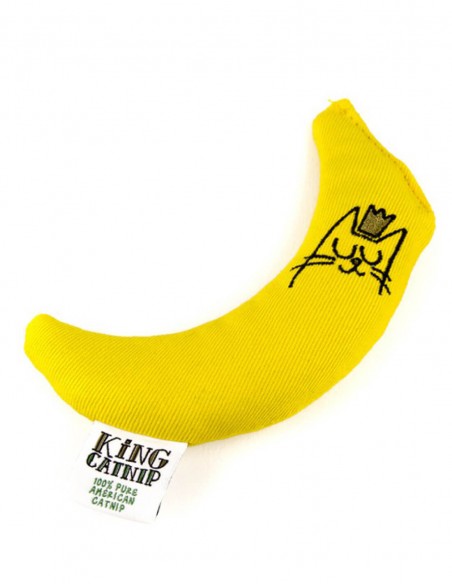 KING CATNIP Banana con Catnip 100% Orgánico - Juguete para Gatos