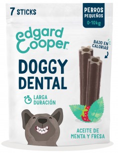 EDGARD & COOPER Fresa y Menta - Snack Dental Perro S (120g)