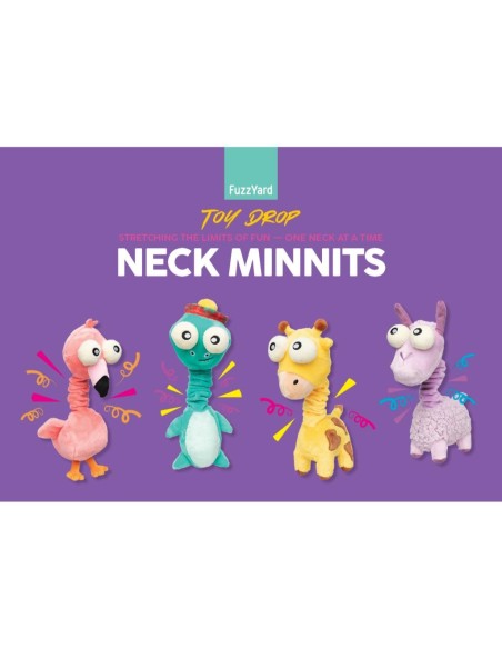 FuzzYard Neck Minnit Neckole The Flamingo - Peluche para Perros