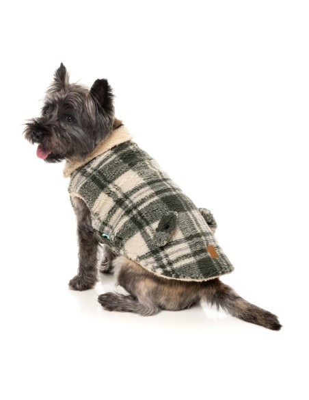 FuzzYard Chaqueta The Lumberjack Verde/Beige - Talla 2