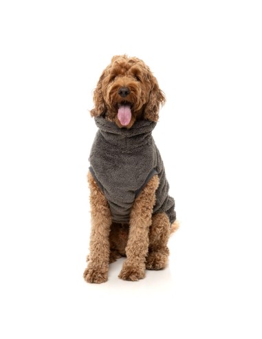 FuzzYard Sudadera Turtle Teddy Gunmetal Grey -...