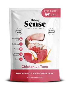 SENSE Bocaditos en Salsa Pollo y Atún 100g - Comida...
