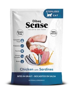 SENSE Bocaditos en Salsa Pollo y Sardinas 100g - Comida...