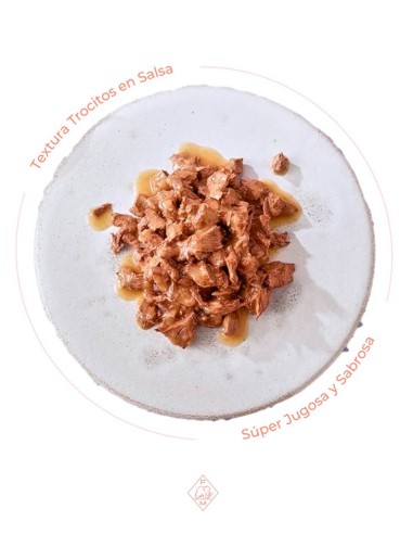 SENSE Bocaditos en Salsa Pollo y Salmón 100g -...