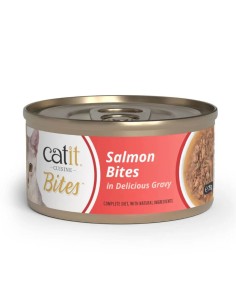 Catit Bites Trocitos en Salsa de Salmón 75g - Para Gatos