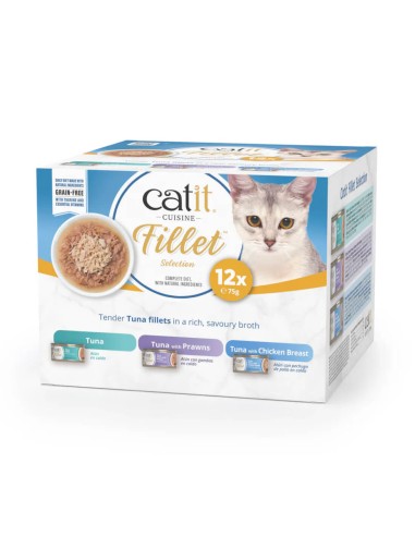 Catit Pack Degustación Fillet en Caldo de Atún...