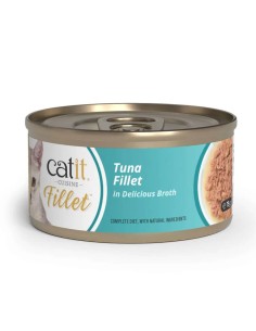 Catit Fillet Atún desmenuzado en Caldo 75g - Para Gatos