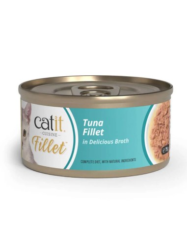 Catit Fillet Atún desmenuzado en Caldo 75g -...