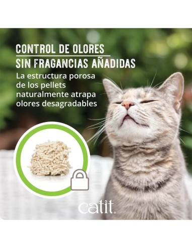 Catit Go Natural! Arena ECO de cáscara Guisante...