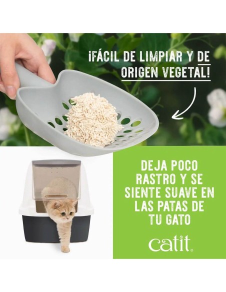 Catit Go Natural! Arena ECO de cáscara Guisante | SIN Aroma 2x7L - Para Gatos