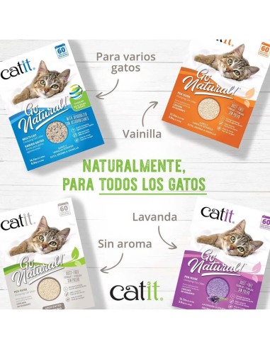 Catit Go Natural! Arena ECO de cáscara Guisante...