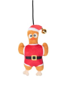 FuzzYard Xmas Cat Toy - Cluckin Claus 2