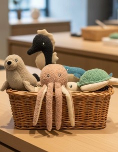 FuzzYard LIFE Ballena French Blue - Peluche para Perros 2