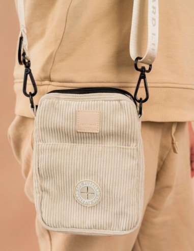 FuzzYard Life Bolsa Riñonera Pana - Sandstone