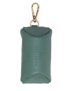 FuzzYard LIFE Dispensador Cuero Bolsas Heces - Myrtle Green