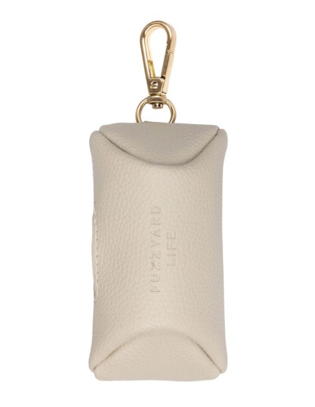 FuzzYard LIFE Dispensador Cuero Bolsas Heces - Sandstone