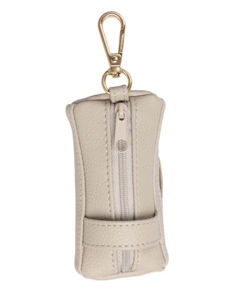 FuzzYard LIFE Dispensador Cuero Bolsas Heces - Sandstone