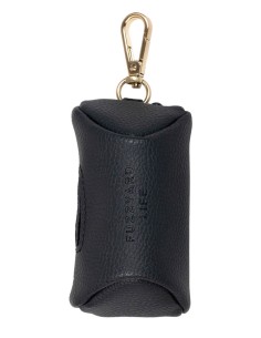 FuzzYard LIFE Dispensador Cuero Bolsas Heces - Slate Grey