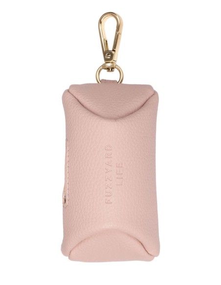 FuzzYard LIFE Dispensador Cuero Bolsas Heces - Soft Blush