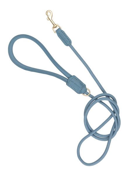 FuzzYard LIFE Correa Cuero French Blue S - Para Perros
