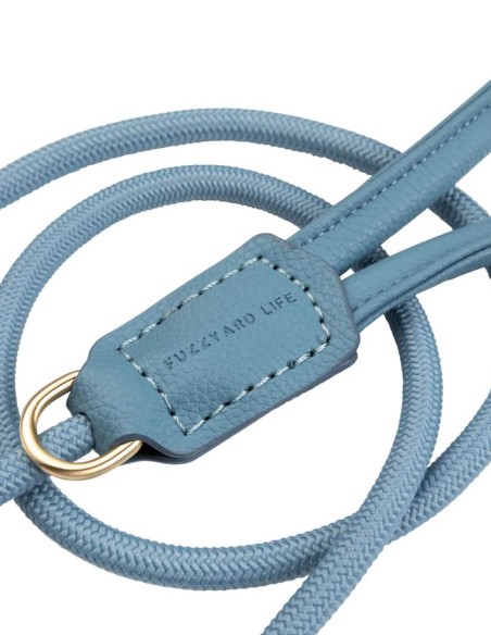FuzzYard LIFE Correa Cuero French Blue S - Para Perros