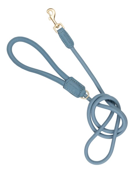 FuzzYard LIFE Correa Cuero French Blue L - Para Perros