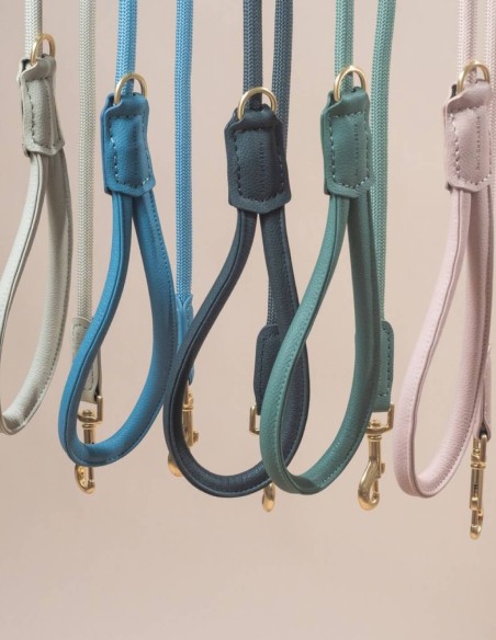 FuzzYard LIFE Correa Cuero Soft Blush S - Para Perros