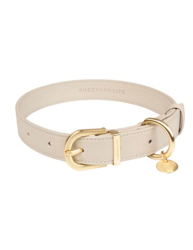 FuzzYard LIFE Collar Cuero Sandstone L - Para...