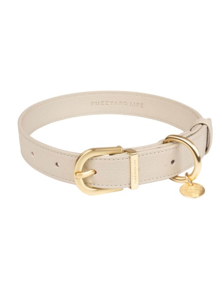 FuzzYard LIFE Collar Cuero Sandstone L - Para Perros