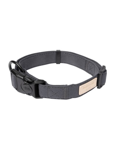 FuzzYard LIFE Collar Cotón Slate Grey L - Para...