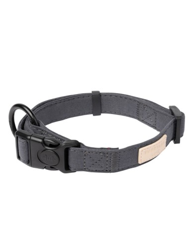FuzzYard LIFE Collar Cotón Slate Grey M - Para...