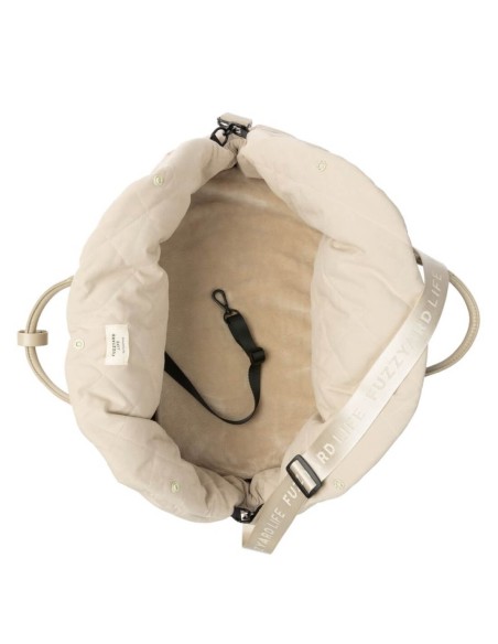 FuzzYard Life Transportín + Silla de Coche Sandstone - Para Perros y Gatos