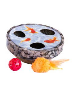 Estanque de Peces Interactivo & Rascador - Juguete Para...