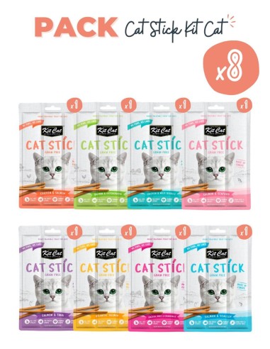 Pack Cat Stick Kit Cat - Snacks para Gatos