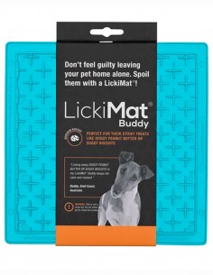 LickiMat Buddy Turquesa - Comedero Antivoracidad para Perros 2