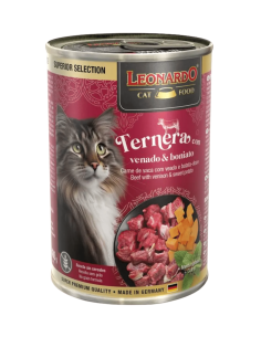 Leonardo SUP Selection Ternera y Boniato 400g - Para Gatos