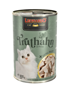 Leonardo EXTRA Filetes Pavo 400g - Para Gatos