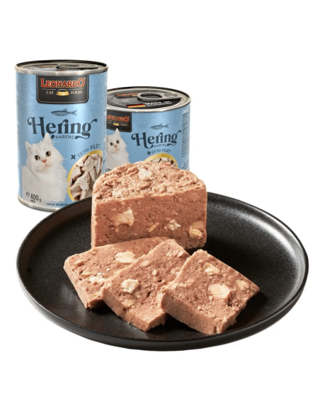 Leonardo EXTRA Filetes Pavo y Arenque 400g - Para Gatos