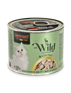 Leonardo EXTRA Filetes Pollo y Ciervo 200g - Para Gatos