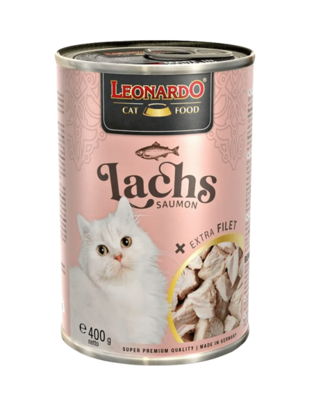 Leonardo EXTRA Filetes Pollo y Salmón 400g - Para Gatos