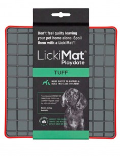 LickiMat TUFF Playdate Rojo - Comedero Antivoracidad para... 2