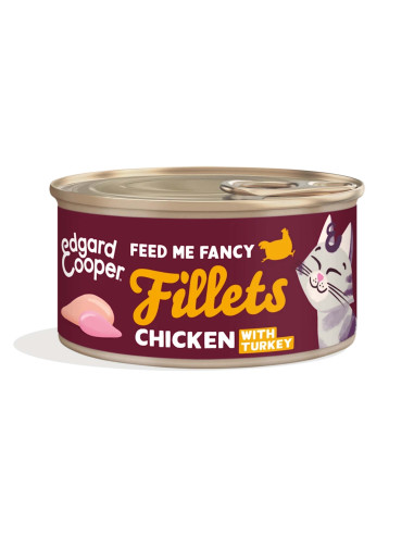 Edgard & Cooper Filetes de Pollo y Pavo 70g -...