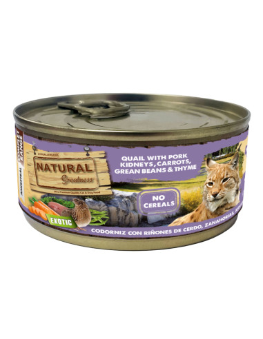 NATURAL GREATNESS Codorniz con Zanahoria y...