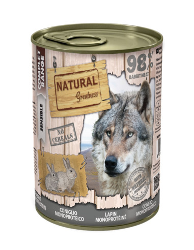NATURAL GREATNESS Monoproteica Conejo 400g -...