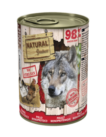 NATURAL GREATNESS Monoproteica Pollo 400g - Para Perros